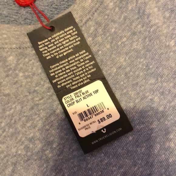 True Religion Crop Split Top - 2019 utility trend - Picture 5 of 6